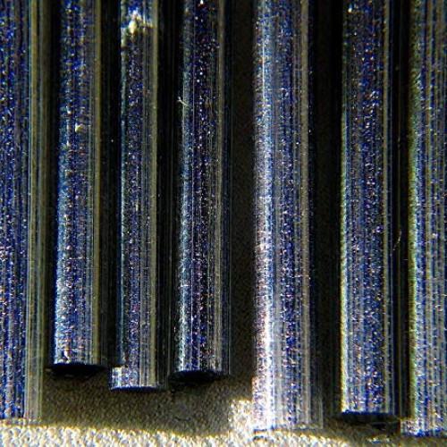 Devardi Glass Lampwork, Beadmaking Glass Rods, Clear Encased Cobal...