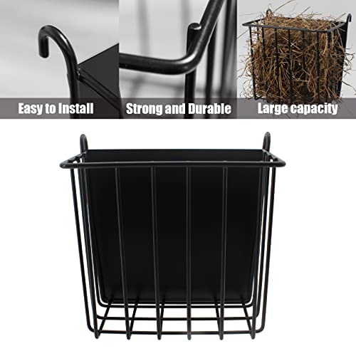 2PCS Rabbit Hay Feeder，Guinea Pig Hay Feeder with Heavy-Duty Meta...