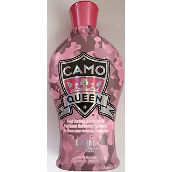 Camo Queen Black Bronzer & Tattoo Protection Tanning Lotion By Dev...