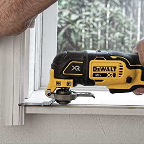DEWALT 20V MAX XR Oscillating Multi-Tool Kit, Variable Speed DCS3...