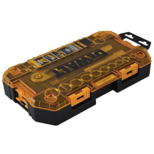 DEWALT Drive Socket Set, SAE/Metric, 1/2-Inch, 23-Piece DWMT73813