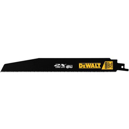 DEWALT DWA4179 9-Inch 10TPI 2X Reciprocating Saw Blade 5-Pack