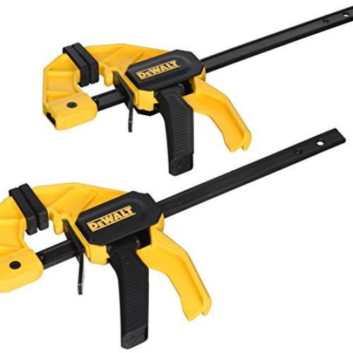 DEWALT DWHT83149 Medium Trigger Clamp with 6 inch Bar, 2pk