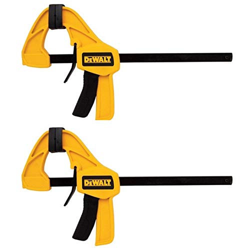 DEWALT DWHT83158 Medium Trigger Clamp with 12 inch Bar 2pk