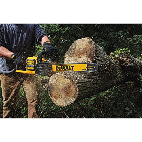 DEWALT FLEXVOLT 60V MAX Chainsaw Kit, 3-Ah Battery, 16-Inch DCCS6...