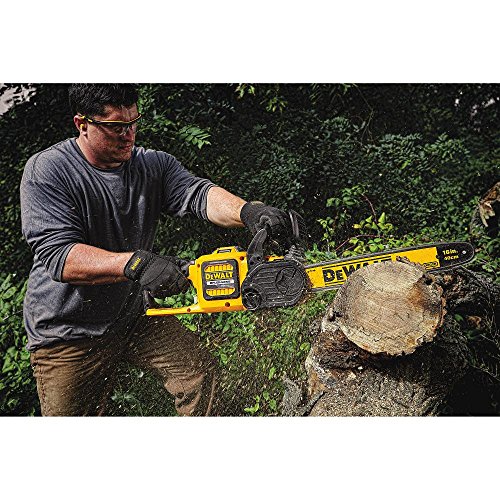 DEWALT FLEXVOLT 60V MAX Chainsaw Kit, 3-Ah Battery, 16-Inch DCCS6...