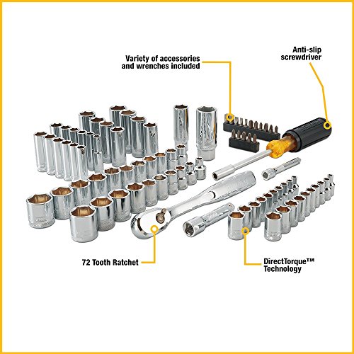 DEWALT Mechanics Tool Set, 84-Piece DWMT81531