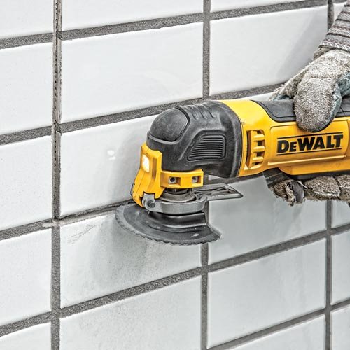 DEWALT Oscillating Tool Blade for Grout Removal, Fast Cutting, Car...