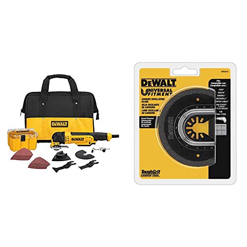 DEWALT Oscillating Tool Kit, Corded, 3-Amp, 29 Pieces DWE315K & ...