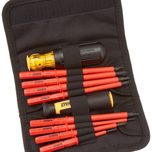 DEWALT Screwdriver Set, Insulated Set, Vinyl Grip, 10-Piece DWHT6...
