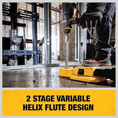 DEWALT SDS+ Hammer Bit, Rock Carbide, 1-1/8-Inch x 8-Inch x 10-Inc...