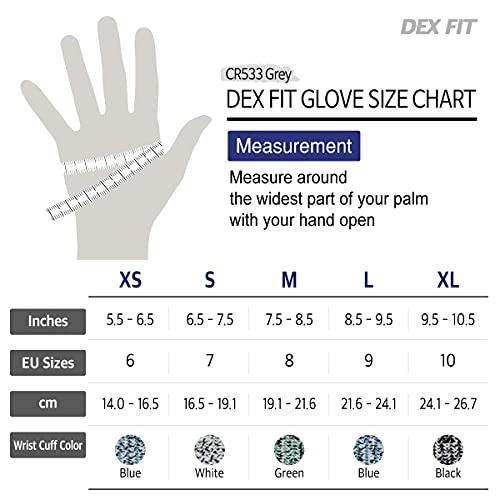 DEX FIT A2 Cut Resistant Gloves CR533, 3D Comfort Stretch Fit, Pow...
