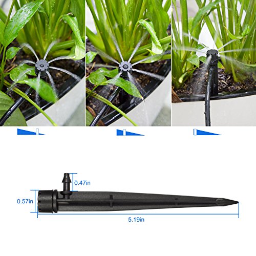 Deyard Garden Watering Greenhouse Drip Irrigation Kit with 26.2FT...