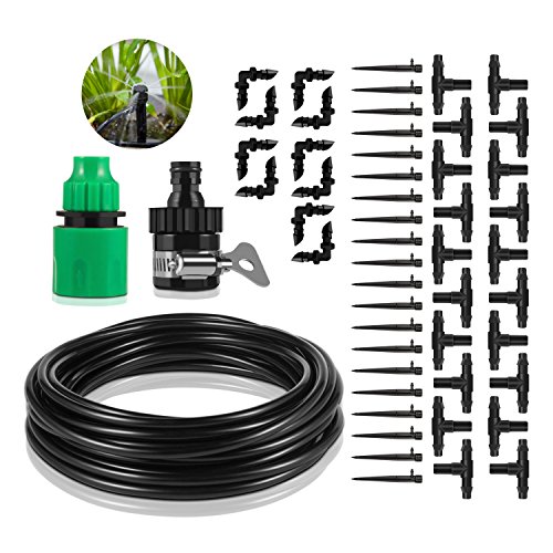 Deyard Garden Watering Greenhouse Drip Irrigation Kit with 26.2FT...