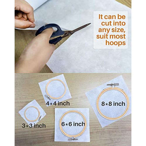 Embroidery Stabilizers, 12 in X 50 Yard Tear Away Stabilizers for ...