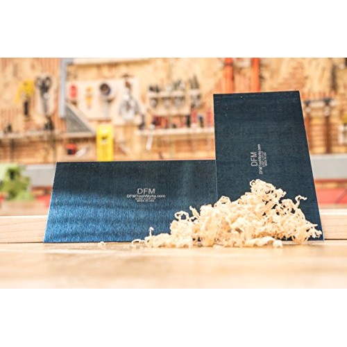 DFM Tool Works Blue Cabinet Scraper Rectangle Sets- MADE IN USA - ...