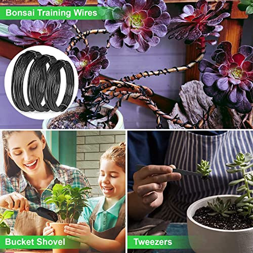 Bonsai Tools Kit- 24 PCS Bonsai Tree Kit Tools for Beginners, Bons...