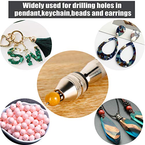 Pin Vise for Resin Casting Molds, Pin Vise Hand Drill Set with 20P...