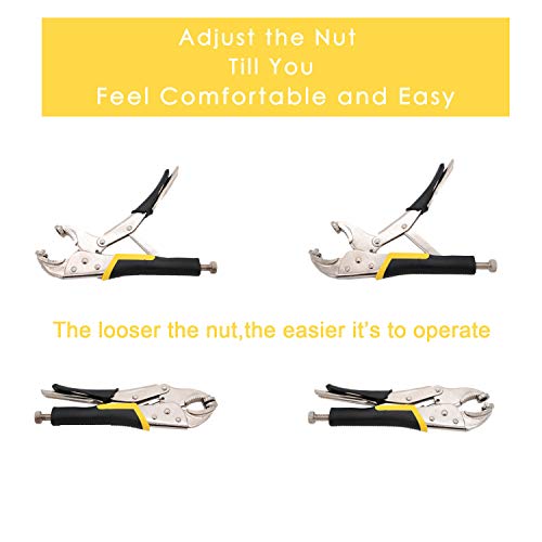 DianMan Heavy-Duty Snap Fastener Pliers Adjustable Setter, 2 Inte...