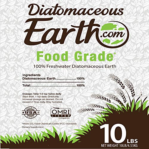 DiatomaceousEarth DE10, 100% Organic Food Grade Diamateous Earth P...