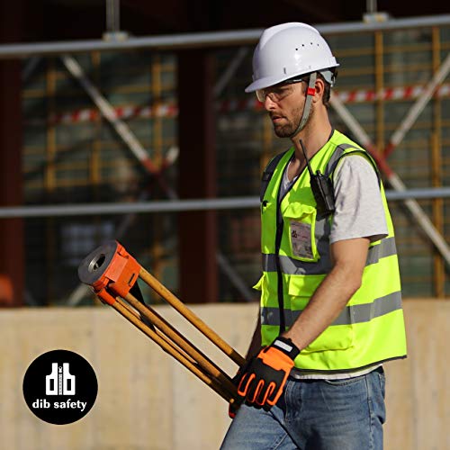 Dib Safety Vest Reflective ANSI Class 2, High Visibility Vest with...