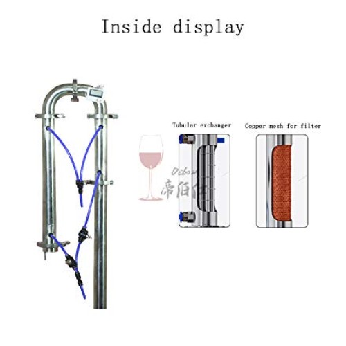 Distillation tower single sale with copper net household distillat...