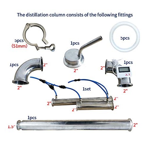 Distillation tower single sale with copper net household distillat...
