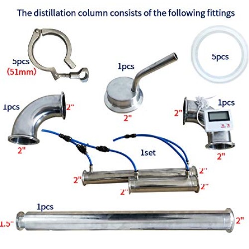 Distillation tower single sale with copper net household distillat...