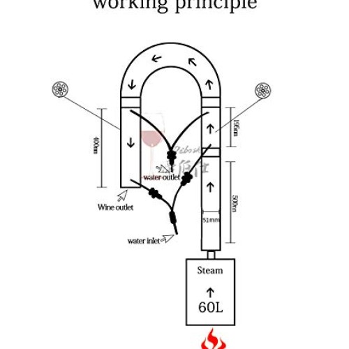 Distillation tower single sale with copper net household distillat...