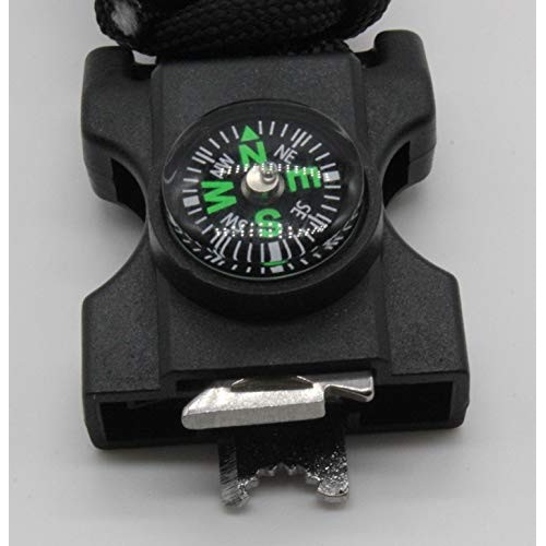 Didakay Paracord Survival Bracelet Fire - Starter, Whistle, Compas...