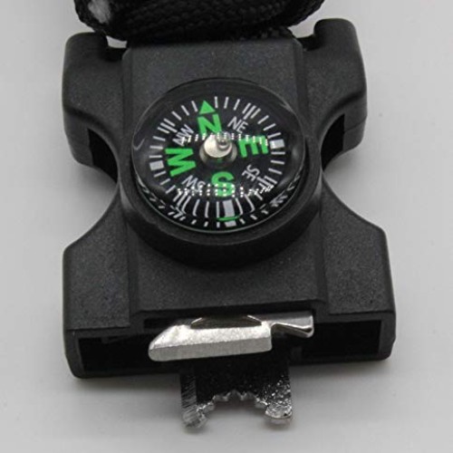 Didakay Paracord Survival Bracelet Fire - Starter, Whistle, Compas...