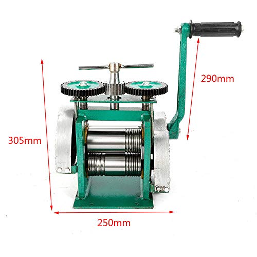 85mm Manual Rolling Mill Machine Assembled Jewelry Metal Wire Pres...
