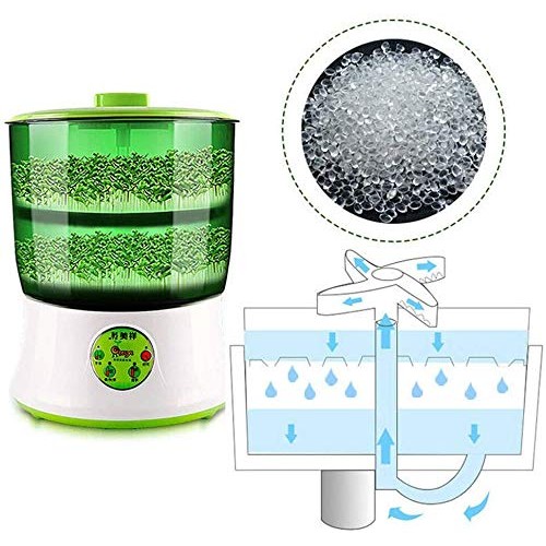 Automatic Bean Sprouts Machine,LED Display 110V Electric Seed Spro...
