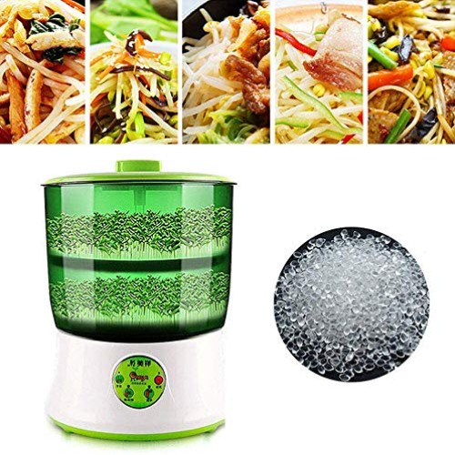 Automatic Bean Sprouts Machine,LED Display 110V Electric Seed Spro...