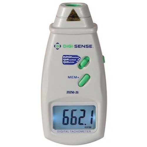 Digi-Sense AO-20250-26 Digital Contact/Photo Tachometer with NIST ...