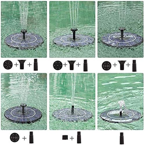 Solar Fountain Pump for Bird bath, 3.0W Solar Fountain Pump with 1...