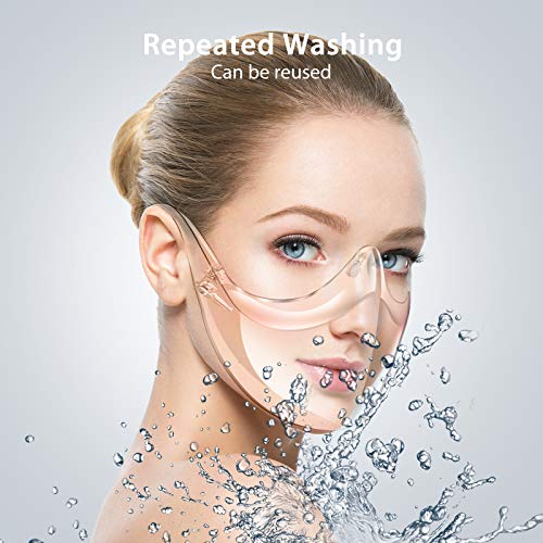 2pcs Transparent Face_Shield, Lightweight Anti-Fog Safety Durable ...