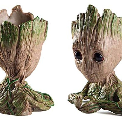 Baby Groot Flowerpot Tree Man Planter Flower Pot with Drainage Hol...