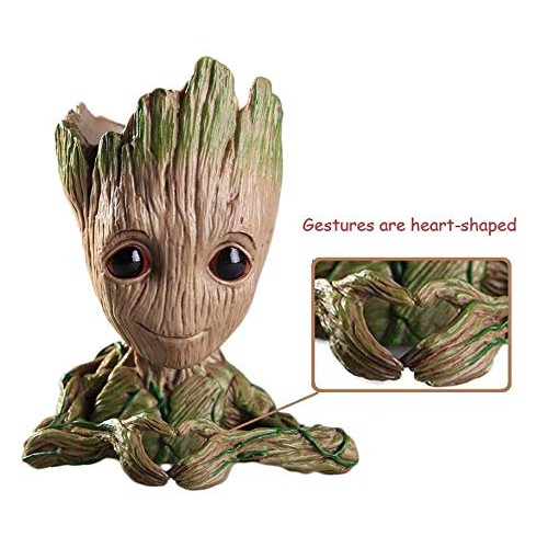 Baby Groot Flowerpot Tree Man Planter Flower Pot with Drainage Hol...
