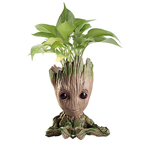 Baby Groot Flowerpot Tree Man Planter Flower Pot with Drainage Hol...