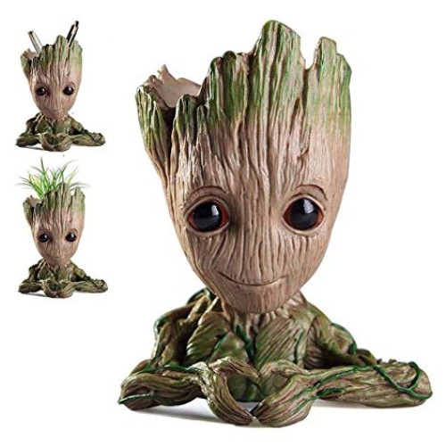 Baby Groot Flowerpot Tree Man Planter Flower Pot with Drainage Hol...