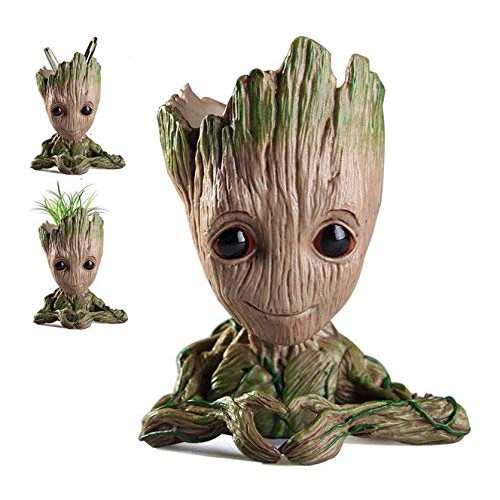 Baby Groot Flowerpot Tree Man Planter Flower Pot with Drainage Hol...