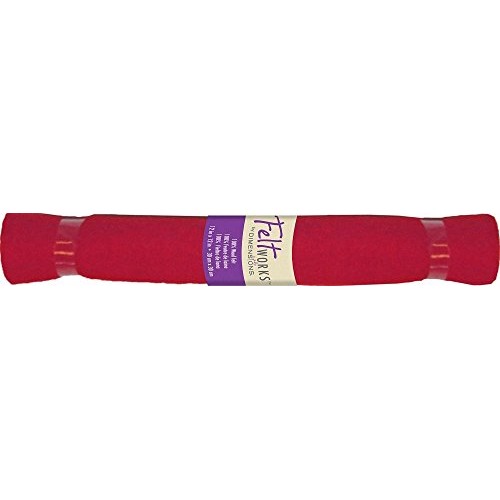 DIMENSIONS Feltworks Felt Roll 12X12, Red