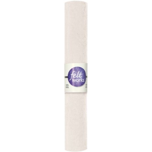 DIMENSIONS White 100% Wool Craft Felt Sheet, 12 x 12
