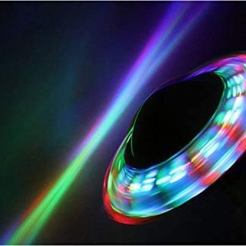 Foldable Flashing Jumping Ring,Childrens Ankle Skip Ball Color Fl...