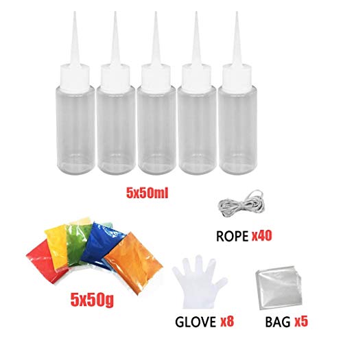 Tie Dyes DIY Kit, 5/6/8/10/24 Colors Tie Dye Shirt Fabric Dye for ...