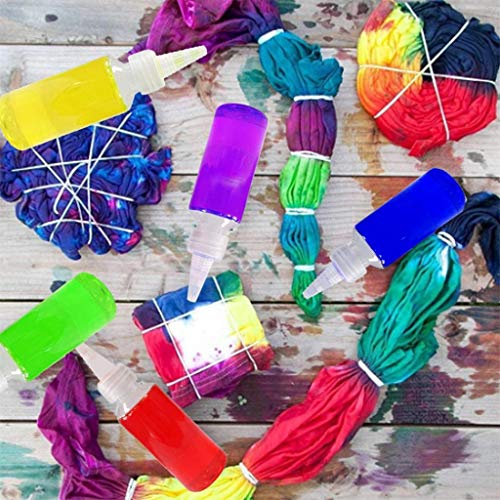 Tie Dyes DIY Kit, 5/6/8/10/24 Colors Tie Dye Shirt Fabric Dye for ...