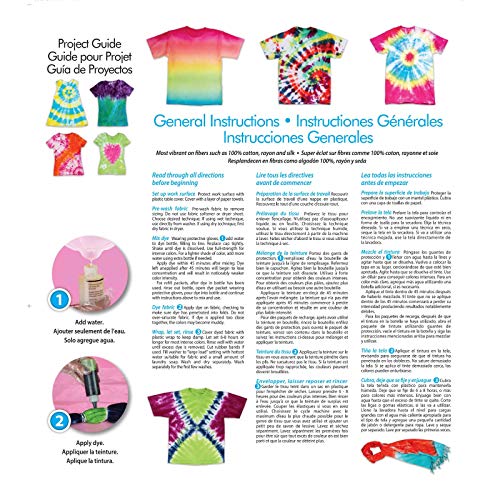 Tie Dyes DIY Kit, 5/6/8/10/24 Colors Tie Dye Shirt Fabric Dye for ...