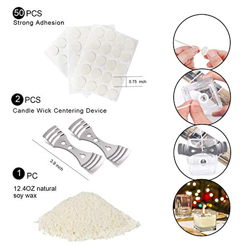 Candle Making Kit Supplies, Soy Wax DIY Candle Craft Tools Includi...