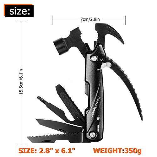 Multitool Camping Accessories, Easter Gifts for Men Dad Husband Bo...